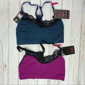 Maidenform Bra Set of 2 T-Back Size L